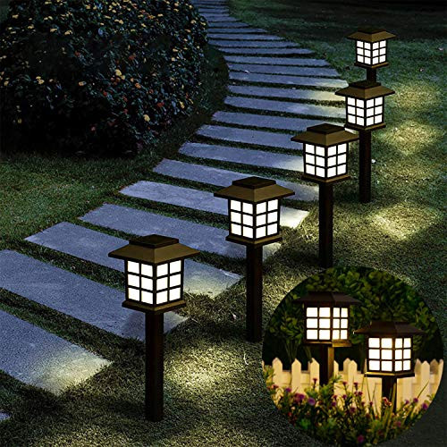 6 Pack Solar Pathway Lights Outdoor YFFIREFLY Garden Lights Solar Powered Waterproof Led Path Lights for Garden Landscape Path Yard Patio Driveway Walkway Cold White 6 Pack Solar Pathway Lights Outdoor YFFIREFLY Garden Lights Solar Powered Waterproof Led Path Lights for Garden Landscape Path Yard Patio Driveway Walkway Cold White