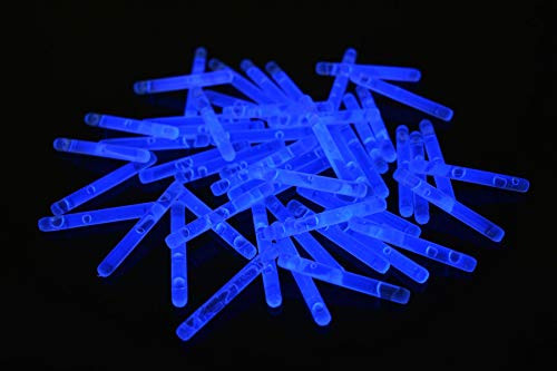 DirectGlow 15 inch Mini Glow Sticks Blue 50 Count