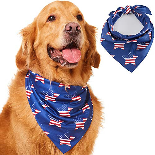 Odi Style American Flag Dog Bandana Patriotic 4th of July Dog Bandana for Small Medium Large Dogs US Flag Independence Day Dog Puppy Collar Bandana for Dogs Puppies Cats with Star Print Blue Odi Style American Flag Dog Bandana Patriotic 4th of July Dog Bandana for Small Medium Large Dogs US Flag Independence Day Dog Puppy Collar Bandana for Dogs Puppies Cats with Star Print Blue