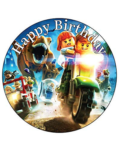 75 Inch Edible Cake Toppers  Jurassic World Themed Birthday Party Collection of Edible Cake Decorations