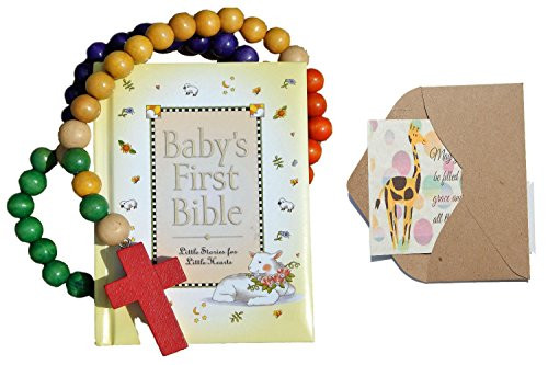 Bigdream Baby Catholic Baptism Gift Set Includes Babys First Rosary and Babys First Bible Perfect Baptism Christening Shower Gifts Bigdream Baby Catholic Baptism Gift Set Includes Babys First Rosary and Babys First Bible Perfect Baptism Christening Shower Gifts
