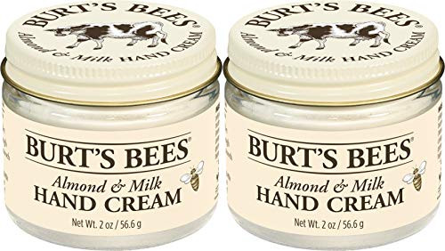 Burts Bees Almond  Milk Hand Cream  2 Ounce Jar Pack of 2