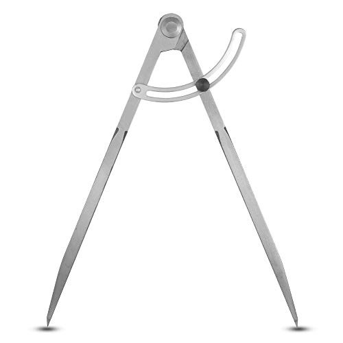 KINAKE Professional Woodworking Compass with Wing and Pencil Holder Ideal Large Compass for Geometry Drawing Drafting  Perfect Pencil Compass for Carpenter300mm12inch