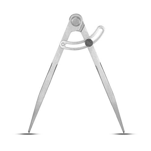 KINAKE Professional Woodworking Compass with Wing and Pencil Holder Ideal Large Compass for Geometry Drawing Drafting  Perfect Pencil Compass for Carpenter200mm8inch