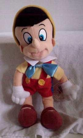 Pinocchio Bean Bag Plush By Disney Classics Star Bean  10 Inches