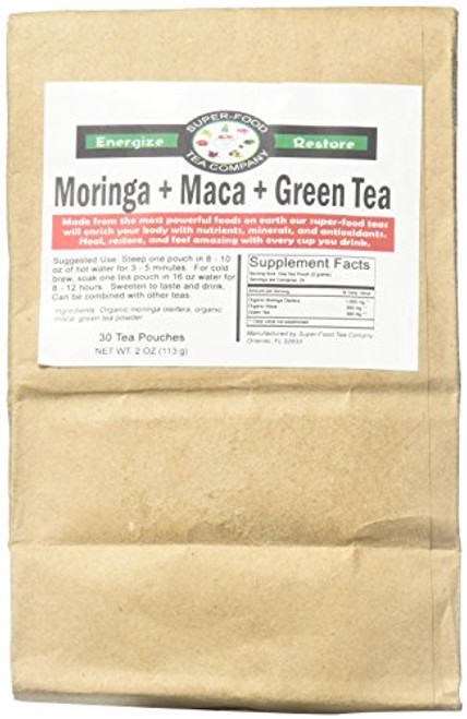 30 Moringa Green Tea Maca Root SuperFood Tea Bags Original Blend Top Nutrition Benefits 30 Moringa Green Tea Maca Root SuperFood Tea Bags Original Blend Top Nutrition Benefits