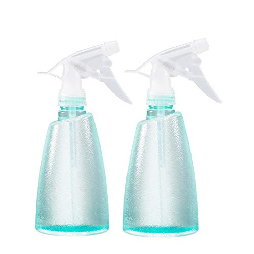 Empty Plastic Spray Bottle 16 oz Adjustable Head Sprayer from Fine to Stream Pack of 2