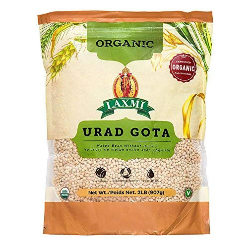Laxmi Organic Urad Gota Black Lentils or Whole Matpe Beans Traditional Indian Foods 2lbs Laxmi Organic Urad Gota Black Lentils or Whole Matpe Beans Traditional Indian Foods 2lbs