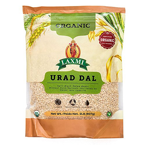 Laxmi Organic Urad Dal Unhusked Black Lentils Traditional Indian Foods 2lbs Laxmi Organic Urad Dal Unhusked Black Lentils Traditional Indian Foods 2lbs