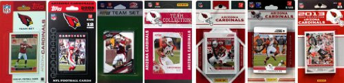 NFL Arizona Cardinals 7 Different Licensed Trading Card Team Sets