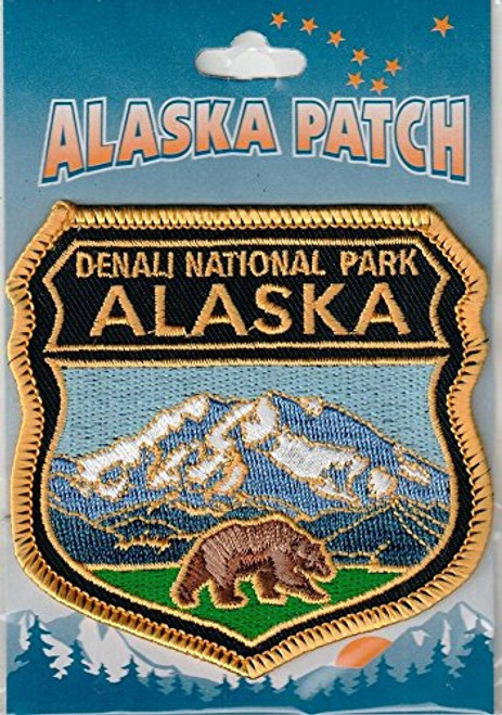 Alaska Iron On Badge Style Patch Denali National Park Alaska Iron On Badge Style Patch Denali National Park