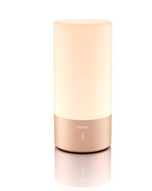 AUKEY Table Lamp Touch Sensor Bedside Lamp Color Changing RGB Dimmable Warm White Light Night Light for or Bedrooms Living Rooms and Office Gold?2020 Updated Version? AUKEY Table Lamp Touch Sensor Bedside Lamp Color Changing RGB Dimmable Warm White Light Night Light for or Bedrooms Living Rooms and Office Gold?2020 Updated Version?