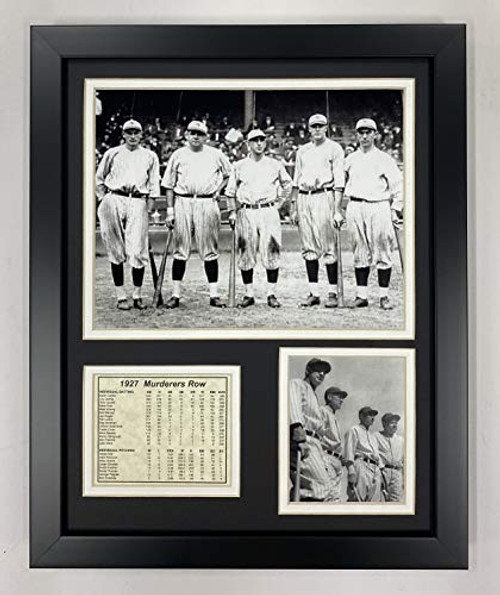 1927 New York Yankees 11 x 14 Framed Photo Collage by Legends Never Die Inc Murderers Row 1927 New York Yankees 11 x 14 Framed Photo Collage by Legends Never Die Inc Murderers Row