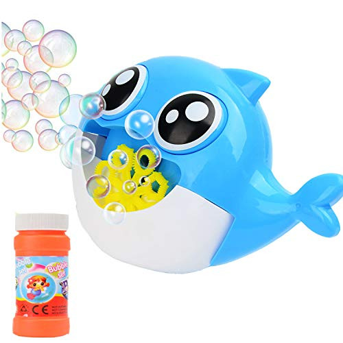 Partyforu Bubble Machine  Automatic Whale Bubble Maker Over 2000 Bubbles Per Minute Bubble Blower Toy for Kids Boys Girls Age of 4567816 Easy to Use of Indoor Outdoor Party Wedding