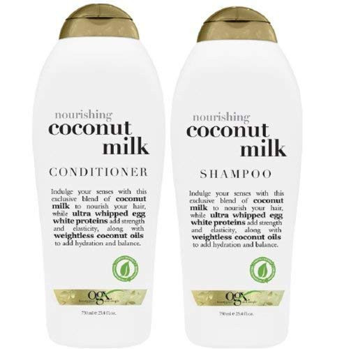 Organix Nourishing Coconut Milk Shampoo and Conditioner Combo Pack254 Ounces Set