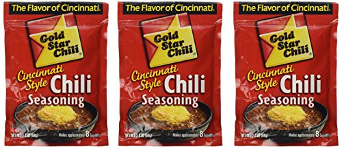 Gold Star Cincinnati Style Original Chili Seasoning 3 Pack