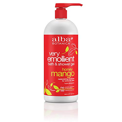 Alba Botanica Very Emollient Honey Mango Bath  Shower Gel 32 oz