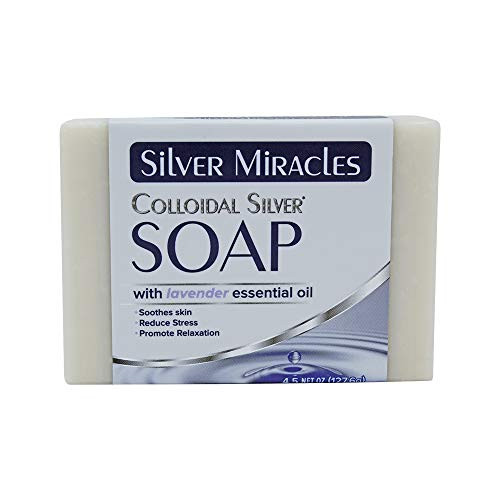 Colloidal Silver Soap with Lavender essential oil