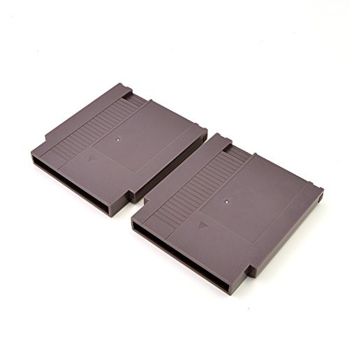 2PCS NES Cartridge Case Shell for Nintendo NES Games Cartridge With 3 Phillips head screwsGrey