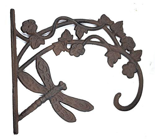 Cast Iron Dragonfly Plant Hook