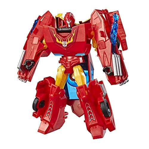 Transformers Cyberverse Action Attackers: Warrior Class Hot Rod Action Figure Toy