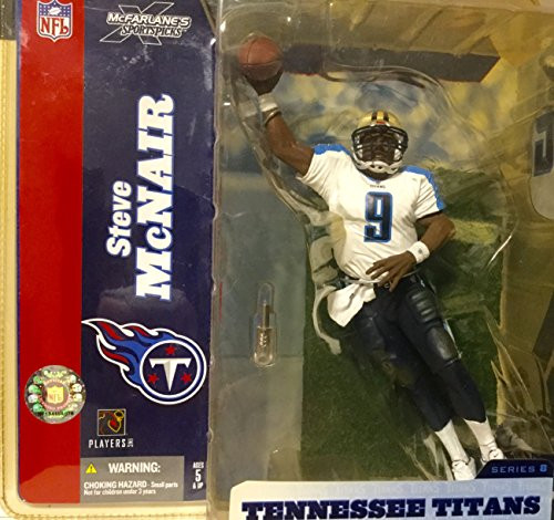 McFarlane's Sportspicks Steve McNair Tennessee Titans White Jersey Variant Action Figure