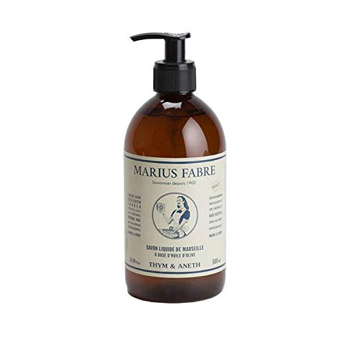 Marius Fabre Marseille Liquid Soap Thyme  Dill  500 ml