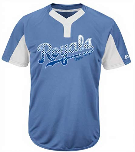 Majestic Kansas City Royals Premier Eagle Cool Base Mens 2Button Jersey XL