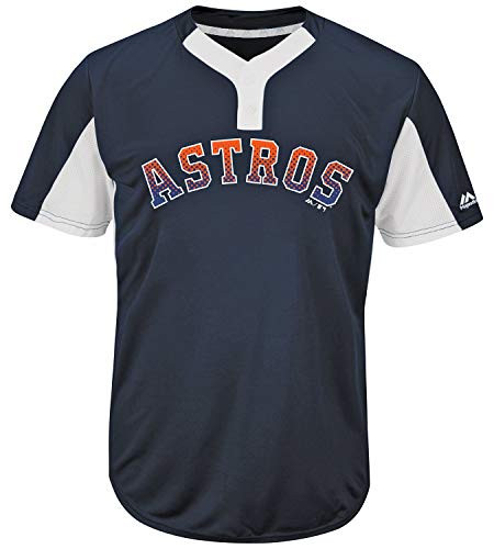 Majestic Houston Astros Premier Eagle Cool Base Youth 2Button Jersey XL