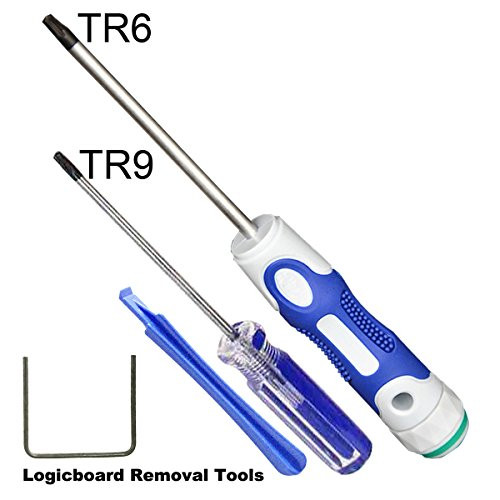 TR6 Torx Security Screwdriver for Mac Mini 2014 Hard Drive Upgrade with TR9 Torx Screwdriver and Logic Board Removal Tool