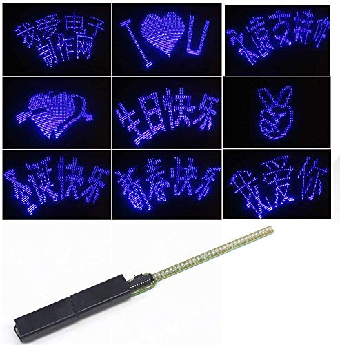 DDIY Rocker DIY Soldering Project Kit 32bit LED Digital Flash Word Electronic for Soldering Learning