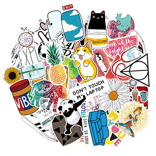 VSCO Stickers for Hydro Flask Cute Vsco Stickers Waterproof for Teen Girls Aesthetic Trendy Stickers for Water Bottles Laptop Phone Bike Luggage  AESTHETIC90PCS