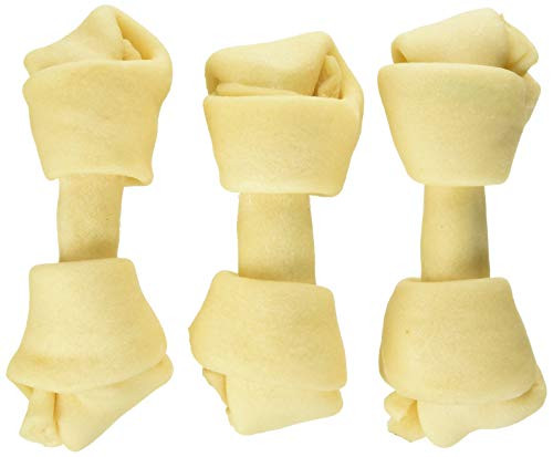 Tasmans Natural Pet AllNatural Buffalo Rawhide Bones Made from US Bison 45 3 Pack