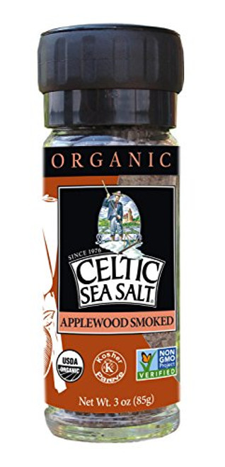 Gourmet Celtic Sea Salt Organic Applewood Smoked Seasoning Salt Versatile Smoked Seasoning with a Bold Distinctive Flavor Hand Crafted and Nutritious 3 Ounces Gourmet Celtic Sea Salt Organic Applewood Smoked Seasoning Salt Versatile Smoked Seasoning with a Bold Distinctive Flavor Hand Crafted and Nutritious 3 Ounces