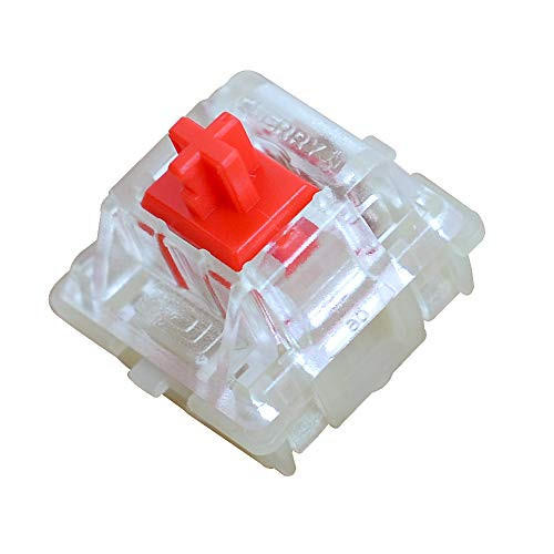 Cherry MX RGB Red Key Switches 10 Pcs MX1AL1NA  Plate Mounted  Tactile Switch for Mechanical Keyboard