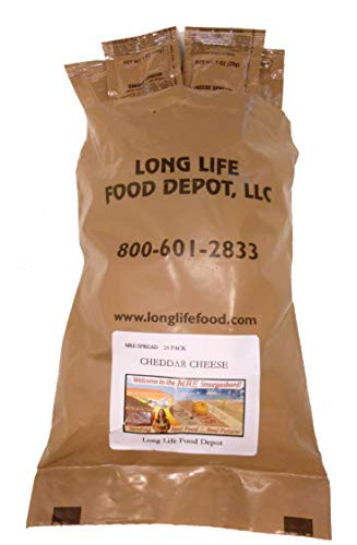 MRE Cheddar Cheese Spread  24 Pack