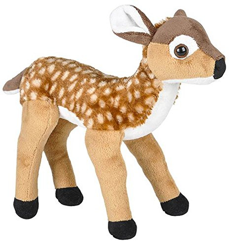 Wildlife Tree 8" White-Tailed Deer Fawn Stuffed Animal Plush Floppy Zoo Animal Den Collection