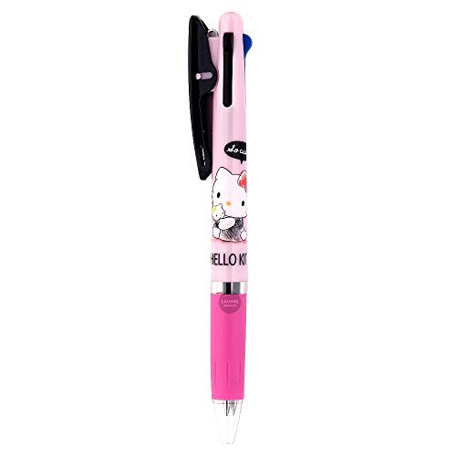 Sanrio Uniball Ballpoint Pen Jetstream 3 Color Black Red Blue 05mm Hello Kitty  17662