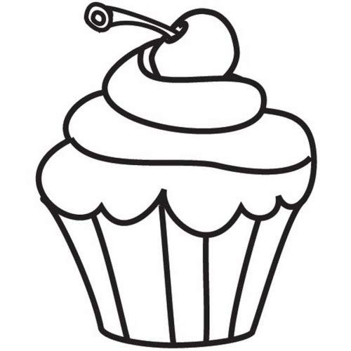 OL Cupcake  Wood Mounted Rubber Stamp PS0889