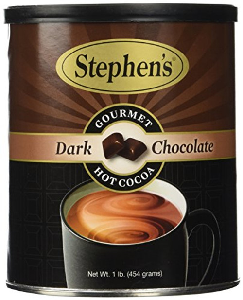 Stephens Gourmet Hot Cocoa 16Ounce Cans Dark Chocolate Pack 1 Stephens Gourmet Hot Cocoa 16Ounce Cans Dark Chocolate Pack 1