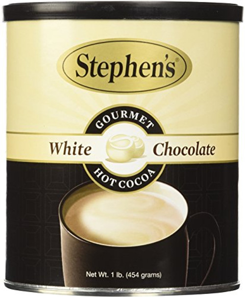 Stephens Gourmet Hot Cocoa 16Ounce Cans White Chocolate Pack 1 Stephens Gourmet Hot Cocoa 16Ounce Cans White Chocolate Pack 1