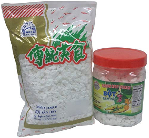 Arrowroot Starch and Tapioca Starch Chunks Bot San Day Bundle