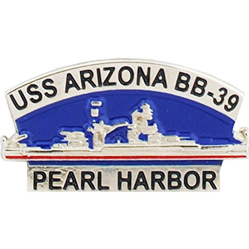 US NAVY PEARL HARBOR USS ARIZONA BB39  Original Artwork Expertly Designed PIN  125