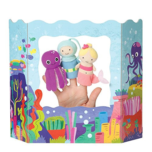 Manhattan Toy Ocean Adventures Finger Puppet Set