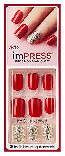 KISS imPRESSTWEETHEART Short Nails by Broadway PressOn Manicure Nails