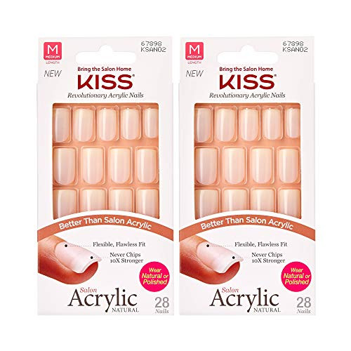 Kiss Salon Acrylic Natural Euphoria 2 Pack
