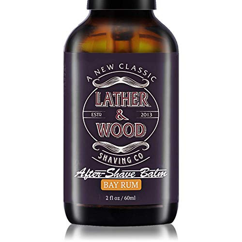 Lather  Wood Aftershave Balm  Bay Rum