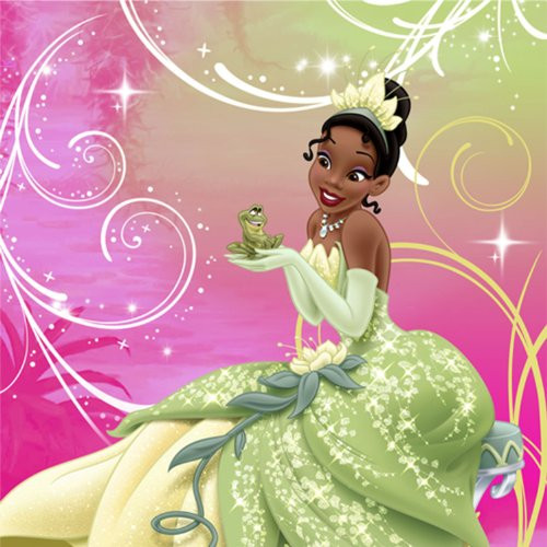 Princess and the Frog Sparkle Beverage Napkin 16 count