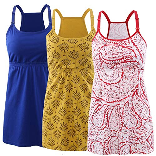 KUCI Maternity Nursing Top Tank Cami Women Maternity Nursing Sleep Bra Breastfeeding Tops for Pregnancy