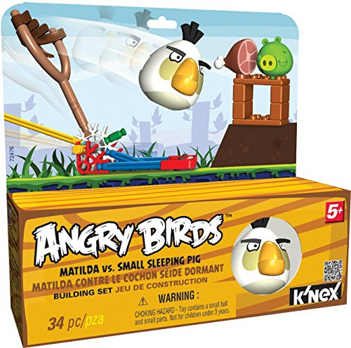 K'NEX Angry Birds Matilda versus Small Sleeping Pig Building Set